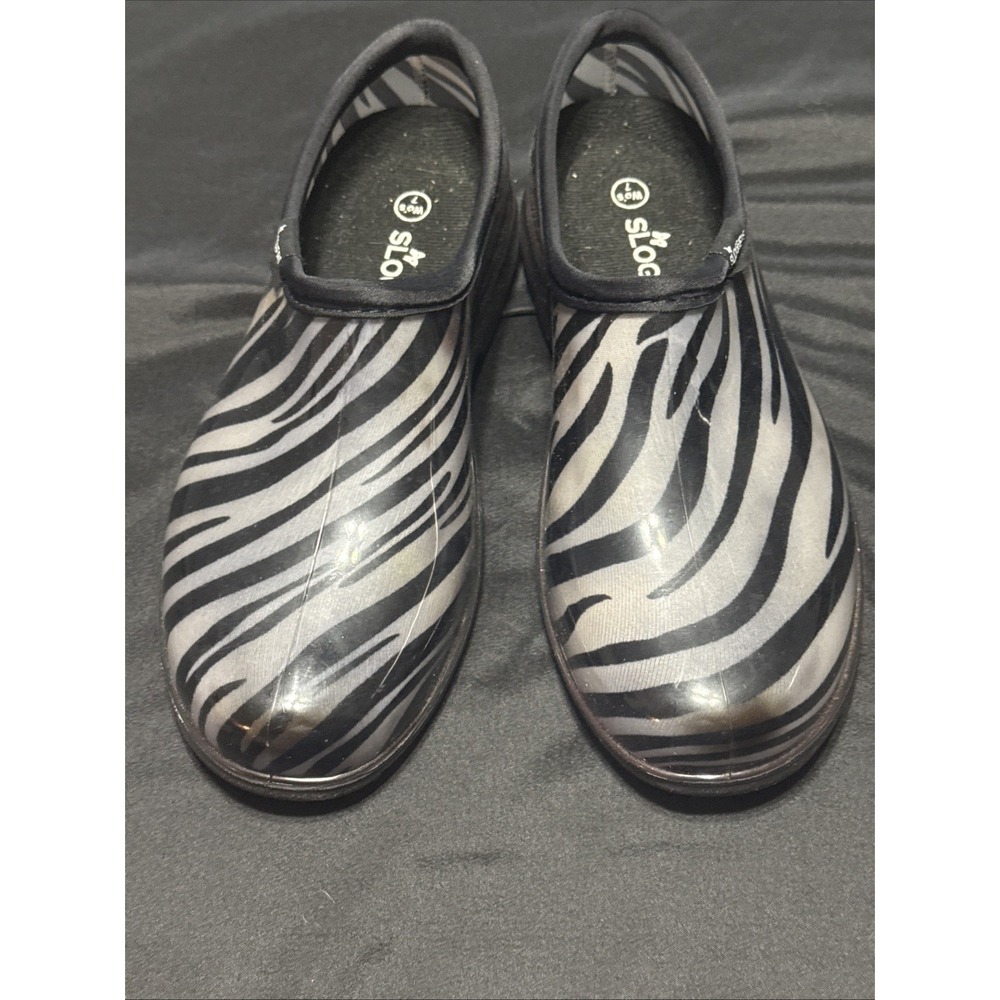 Sloggers Women's Sz7 Zebra All Terrain Garden Shoes
